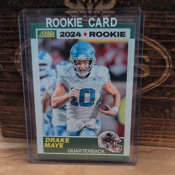 2024 Score Drake Maye Rookie Card UNC Tar Heels Patriots MVP? - Picture 1 of 2